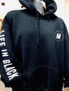 Melanistic's "Life in Black" hoodie